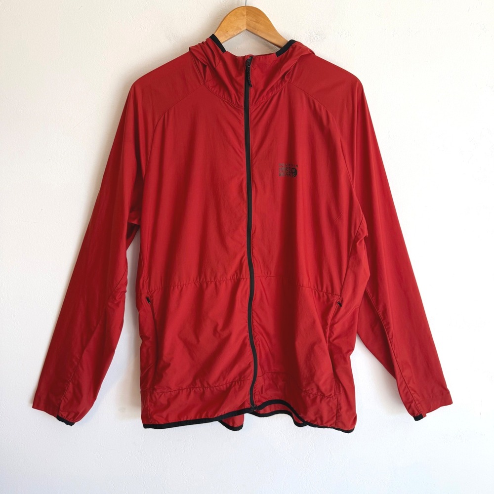 Mountain Hardwear Pertex Quantum Air Jacket XL Gravity Haus Red Hooded Gorpcore